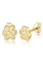 Elli Dames Poten Afdruk Hond Kat in 925 Sterling Zilver