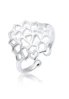 Elli Fingerring »Lotusblume Ornament 925 Sterling Silber«