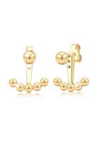 Elli Ear Jacket Bal Geo Trend Verguld 925 Zilver