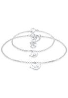 Elli Armband Set »Vogel Verbundenheit Mutter Kind Set 925 Silber«