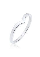 Elli Ring »Geo V-Stapelring 925 Silber«