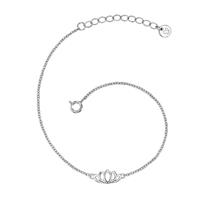 Glanzstücke München Silberarmband »X1122« (1-tlg), aus Sterling Silber