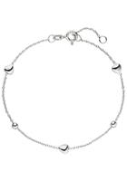 Jobo Armband »Herz Kugel«, 925 Silber 19 cm
