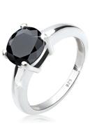 Elli Dames Eenzaam Klassiek met Zirkonia Kristal in 925 sterling zilver