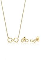 Elli Schmuckset »Infinity Unendlichkeit 375 Gelbgold«