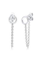 Elli Dames Cirkel Geoketting in verguld 925 Sterling Zilver