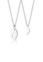 Elli Dames Vogel Moeder Kind Liefde in 925 Sterling Zilver Verguld