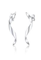 Elli dames hanger golven spiraal geo swirl in 925 sterling zilver verguld