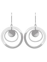 Adelia´s Paar Ohrhänger »Silber 925 Sterling Silver Ohrringe - Ohrhänger«, 925 Sterling Silber Ø 2.7 cm