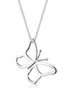 Elli Elli Halsketting Dames Vlinder Hanger Filigraan in 925 Sterling Zilver