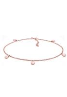 Elli voetsieraden dames geoplaat in 925 sterling zilver verguld
