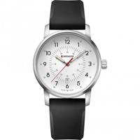 Wenger Quarzuhr "Avenue", Edelstahl, für Herren, white-silver-black