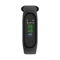 Denver BFH-240 Bluetooth Fitnessband for iOS and Android 0.96 TFT Display Blood Pressure and Heart Rate Monitor HR Sensor IP67 Water Resistant Black BFH-240