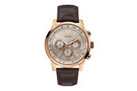 Herrklocka Guess W0380G (45 mm) (FÃrg: Beige/Brown)