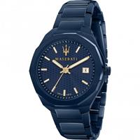 Maserati R8853141001 Blue Edition Heren 42mm Roestvrij Stalen Quartz Horloge
