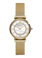 Emporio Armani AR11321 Gouden Gianni T-Bar Dames Horloge