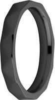 Unknown Melano friends sarah facet ring - zwartkleurig - dames - maat 16.00