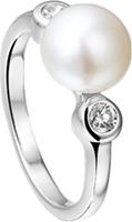 Unknown The Jewelry Collection Ring Parel En Zirkonia - Zilver - Maat 17.25
