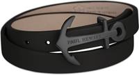 paulhewittsieraden Paul Hewitt wikkel armband PH-WB-B-2M Zwart/Zwart