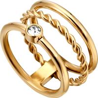 Unknown Esprit ESRG000422 Loris - Ring - Staal geelgoudverguld - Goudkleurig - maat 18.00mm