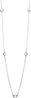 Unknown Casa Jewelry Collier Pom White - Zilver - 90 cm