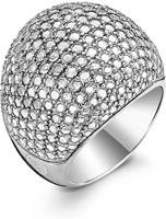 Unknown TI SENTO Milano Ring 1954SD - Maat 16 mm - Gerhodineerd Sterling Zilver