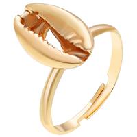 lgtjwls Dames ring Sea Shell Verstelbaar Goudkleurig