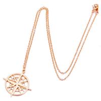 lgtjwls LGT Jewels Dames ketting kompas Rose