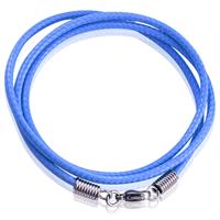 lgtjwls LGT Jewels waxkoord ketting Blauw- 2.5mm-65cm