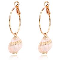 lgtjwls LGT Jewels Damesoorbellen met Leunende Schelp