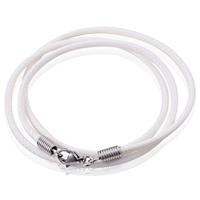 lgtjwls LGT Jewels waxkoord ketting Wit - 2.5mm-65cm