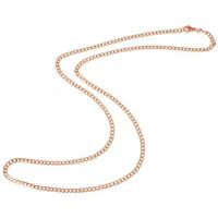 lgtjwls LGT Jewels Cubaanse koord ketting Rose 3mm-60cm