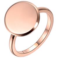 lgtjwls LGT Jewels Dames ring Edelstaal Rose Volle Maan-19mm