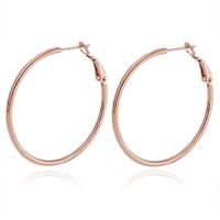 cillajewels Cilla Jewels Hoop oorringen Dames Edelstaal Rose-50mm