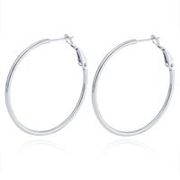 cillajewels Cilla Jewels Hoop oorringen Dames Edelstaal Zilverkleurig-40mm