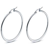 cillajewels Hoop Oorringen Cilla Jewels Edelstaal Zilverkleurig-30mm