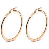 cillajewels Hoop Oorringen Cilla Jewels Edelstaal Rose-40mm