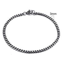 lgtjwls Stalen heren armband LGT JWLS Gourmet schakel Vintage 3mm-23cm