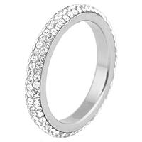 Cilla Jewels ring edelstaal Kristal Zilver-16mm