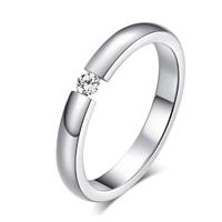 cillajewels Cilla Jewels edelstaal ring Crystal Silver-15mm