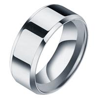 LGT JWLS Heren ring Titanium Zilverkleurig 8mm-23mm