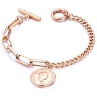 cillajewels Cilla Jewels Dames Armband met Koningin Elizabeth Munt Rose