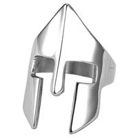 lgtjwls Herenring edelstaal Spartan Mask-21.5mm
