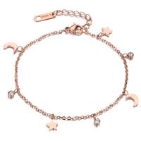 cillajewels Cilla Jewels Dames Armband Moon and Stars met Zirkonia Rose