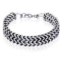 mendes Schakel armband Heren  Edelstaal - 21cm