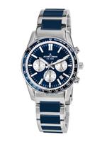 Jacques lemans Horloge  Zilverkleur::Blauw