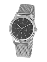 Jacques Lemans Multifunctioneel horloge Retro Classic, 1-2061F Quartz horloge, armbanduhr, herenhorloge, dameshorloge, datum, leren band