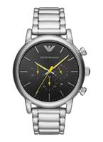Emporio Armani AR11324 Luigi chronograaf zilveren horloge