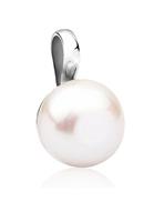 Nenalina Hanger Dames Hanger Rond Barok met zoetwater gekweekte parel in 925 Sterling Zilver