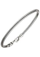 Jobo Silberarmband, Schlangenarmband 925 Silber 19 cm